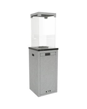 Нагреватель газовый PATIO/LIGHT, сталь с ручным управлением, цвет гранит-foto2