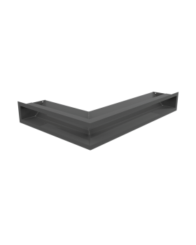 Вентиляционная решетка Люфт угловая/9*40 см правая графит-foto4