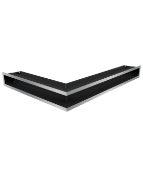 Вентиляционная решетка Люфт угловая правая стальная 90-foto4