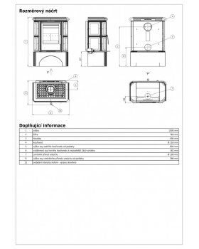 Печь-камин ABX BAVARIA KI, с допуском воздуха, керамическая-foto6