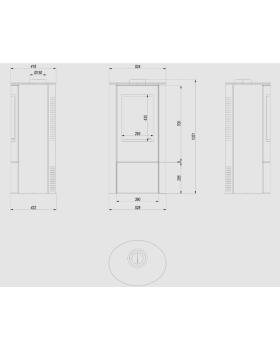 Газовая печь Kratki Pro KOZA/AB/S/G/G31/37MBAR (баллонный газ)-foto8