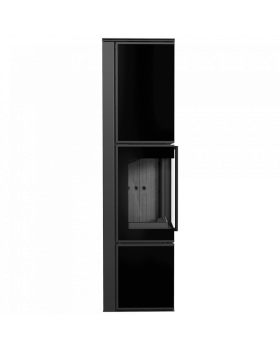 Дровяная стальная печь TORA/L 8 кВт черная-foto4