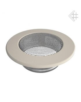 Вентиляционная решетка КРУГЛАЯ бежевая д.100