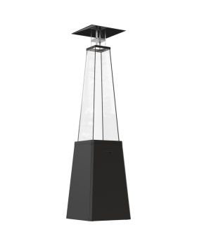 Нагреватель на газу UMBRELLA/BS/C/G31/37MBAR/S - без стоек, черный-foto2