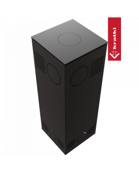 Дровяная печь TORA/S 8 кВт Nero Assoluto-foto7