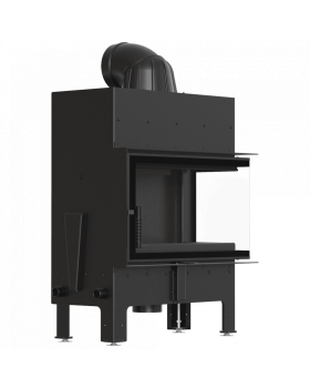 Каминная топка FLOKI/M/P угловое стекло справа-foto3