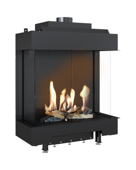 Каминная газовая топка LEO/LP/76/62/G31/37MBAR, баллонный газ