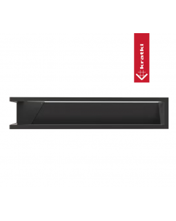 Решётка Kratki Luft 400х600х120 угловая правая черная, 45S-foto3