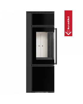 Дровяная стальная печь TORA/S 8 кВт черная-foto4