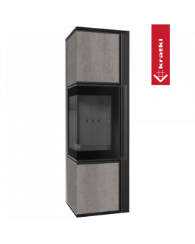 Дровяная стальная печь TORA/M NATURALI PIETRA DI SAVOIA GRIGIA BOCCIARDATA-foto3