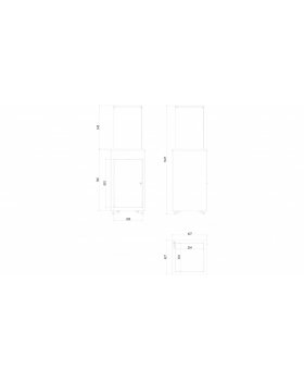 Газовый нагреватель PATIO MINI/G31/37MBAR/S - сталь, с пультом ДУ-foto2