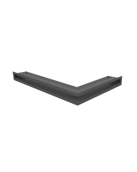 Вентиляционная решетка Люфт угловая/6*40 см левая графит-foto4