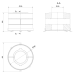 Комплект бетонных теплоаккумулирующих дисков d-150 мм (6 шт., 3 слоя, V1)