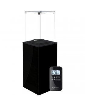 Газовый нагреватель PATIO MINI/G31/37MBAR/CZ - черное стекло, с пультом ДУ