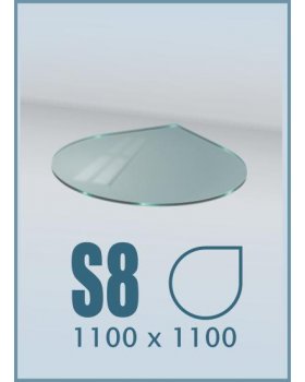 Стекло под печь S8