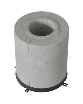 Комплект бетонных теплоаккумулирующих дисков d-150мм (10 шт., 5 слоев, V2)