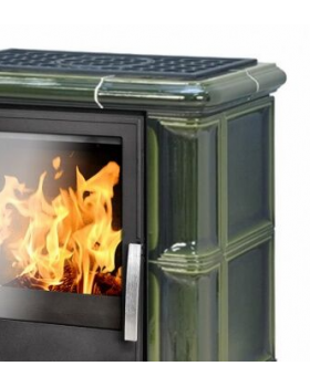 Печь-камин ABX BAVARIA K, с кафельным цоколем, керамическая-foto6