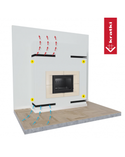 Решётка Kratki Luft 600х400х120 45S угловая левая черная-foto4