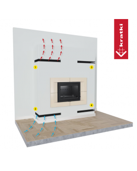 Решётка Kratki Luft 600х400х120 45S угловая левая черная-foto4