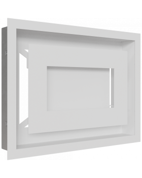 Решетка WIND Белая 22х30-foto3