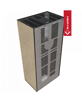 Каминокомплект FLOKI в облицовке FOKOS RENA, угловое стекло слева-foto5