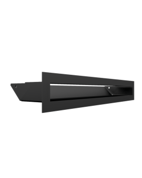 Вентиляционная решетка Люфт черная 6x40-foto2