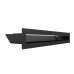 Вентиляционная решетка Люфт черная 6x40