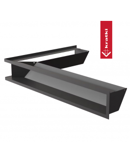 Решётка Kratki Luft 547х766х120 угловая правая черная 45S-foto4