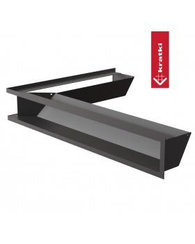 Решётка Kratki Luft 547х766х120 угловая правая черная 45S-foto4