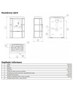 Печь-камин ABX Sicilia KI кафельная -foto3