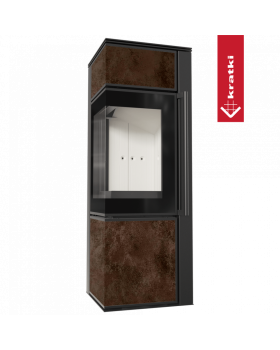 Дровяная стальная печь TORA/S, OXIDE MORO-foto6