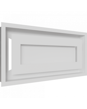 Решетка WIND Белая 22х45-foto2