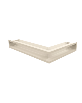 Вентиляционная решетка Люфт угловая/9*40 см левая бежевая-foto4