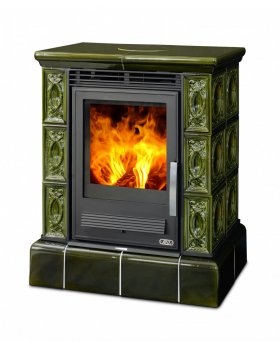 Печь-камин ABX Helvetia KP, кафельный цоколь, керамическая-foto2