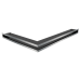 Вентиляционная решетка Люфт угловая правая стальная 60