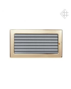 Вентиляционная решетка 17х30 полированная латунь с жалюзи