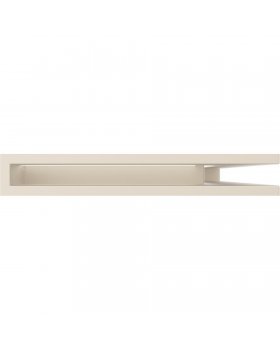 Вентиляционная решетка Люфт угловая/6*40 см правая бежевая-foto2