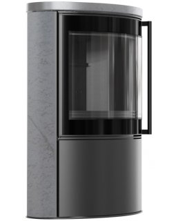 Печь Kratki PRO BJORN GREY SATIN с верхней плитой-foto3
