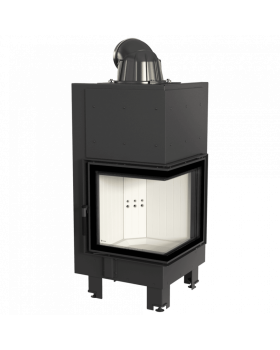 Топка MBN/P/BS/SG, Г-образное стекло справа