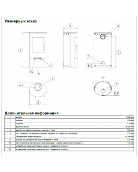 Печь-камин ABX Polar Aspen 5-foto4