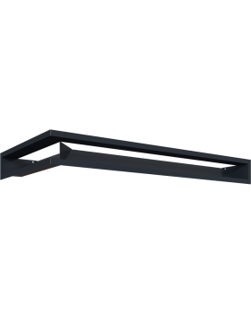 Люфт угловая 9/40/80 см правая графит (LUFT/NP/9/8040/45S/G)