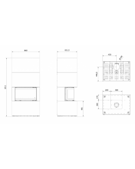 Каминокомплект Home Easy Box Indian Black с топкой NBC-foto8