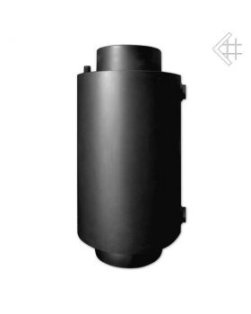 Теплообменник водный для дымохода, со змеевиком