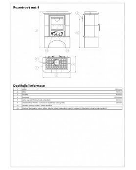 ABX BAVARIA LI, белый цоколь, чугунная топка (ахорн)-foto2