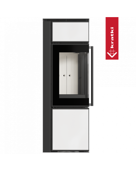 Дровяная стальная печь TORA/S 8 кВт белая-foto4