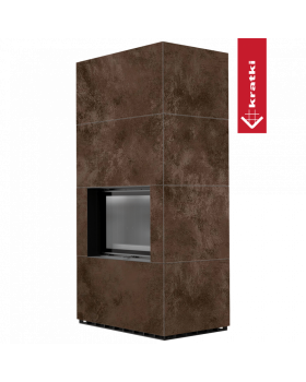 Каминокомплект FLOKI в облицовке OXIDE MORO-foto5