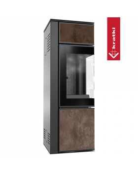 Дровяная стальная печь TORA/S, OXIDE MORO-foto3