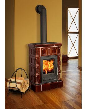 Печь-камин ABX BRITANIA KI керамическая, с кафельным цоколем, с допуском воздуха-foto5