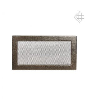 Вентиляционная решетка 17х30 черная/латунь пористая