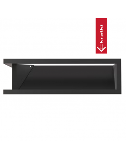 Решётка Kratki Luft 400х800х120 45S угловая левая черная-foto3
